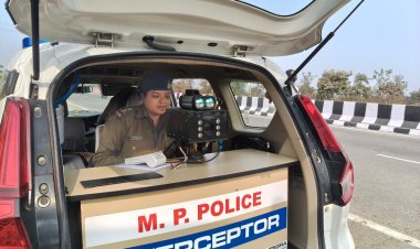 जबलपुर हाईवे को एयरपोर्ट समझने वालों पर इंटरसेप्टर का ब्रेक, रफ्तार बनी जुर्म, कैमरा बना गवाह!