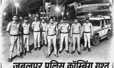 जबलपुर रात की रगों में दौड़ता ख़ाकीधारियों का कॉम्बिग गश्त: 222 वारंटों की दस्तक, गुनाह की ख़ामोशी चीख़ उठी!