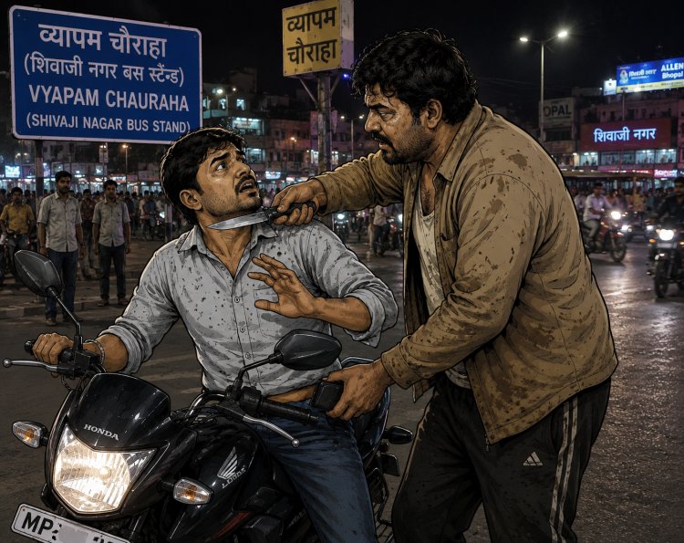 भोपाल में अज्ञात’ का राज: हबीबगंज में पैदल लूटेरा, छुरी की नोक पर लूटा हुआ माल जब्त!