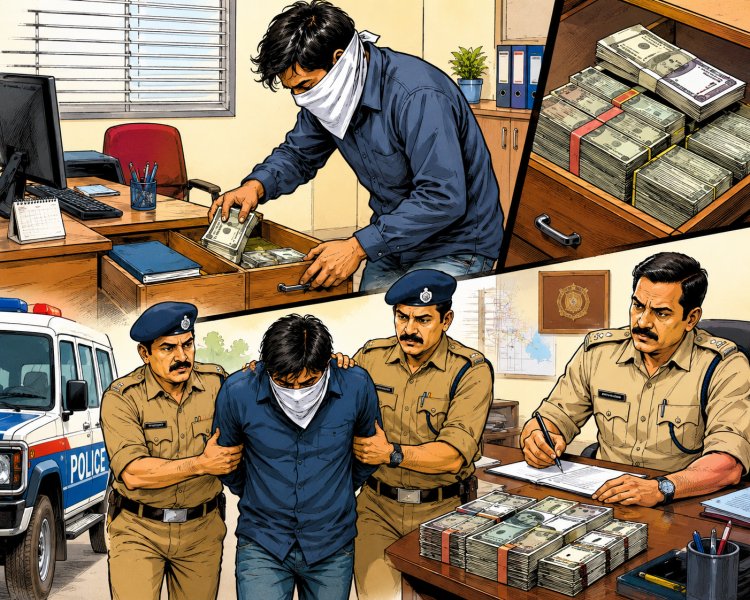 इंदौर थाना विजय नगर : जिस थाली में रिज़्क़ मिला, उसी में ज़हर घोल आया मुलाज़िम