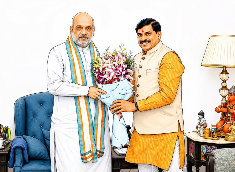 दिल्ली दरबार में अहम सियासी मुलाक़ात केंद्रीय गृहमंत्री अमित शाह से CM डॉ. मोहन यादव की ख़ास भेंट!
