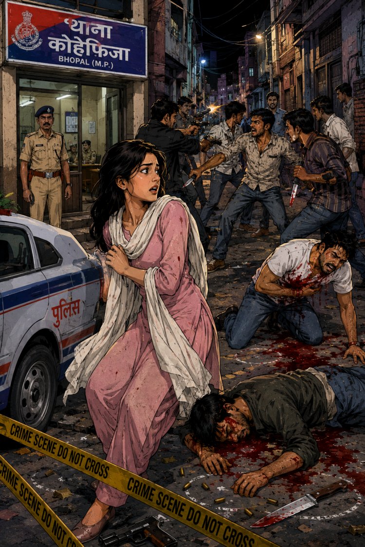 थाना कोहेफिजा की रात में रंजिश ने कारतूस उगले, खंजर चमके और तीन जिस्म ख़ून से तर हुए!!